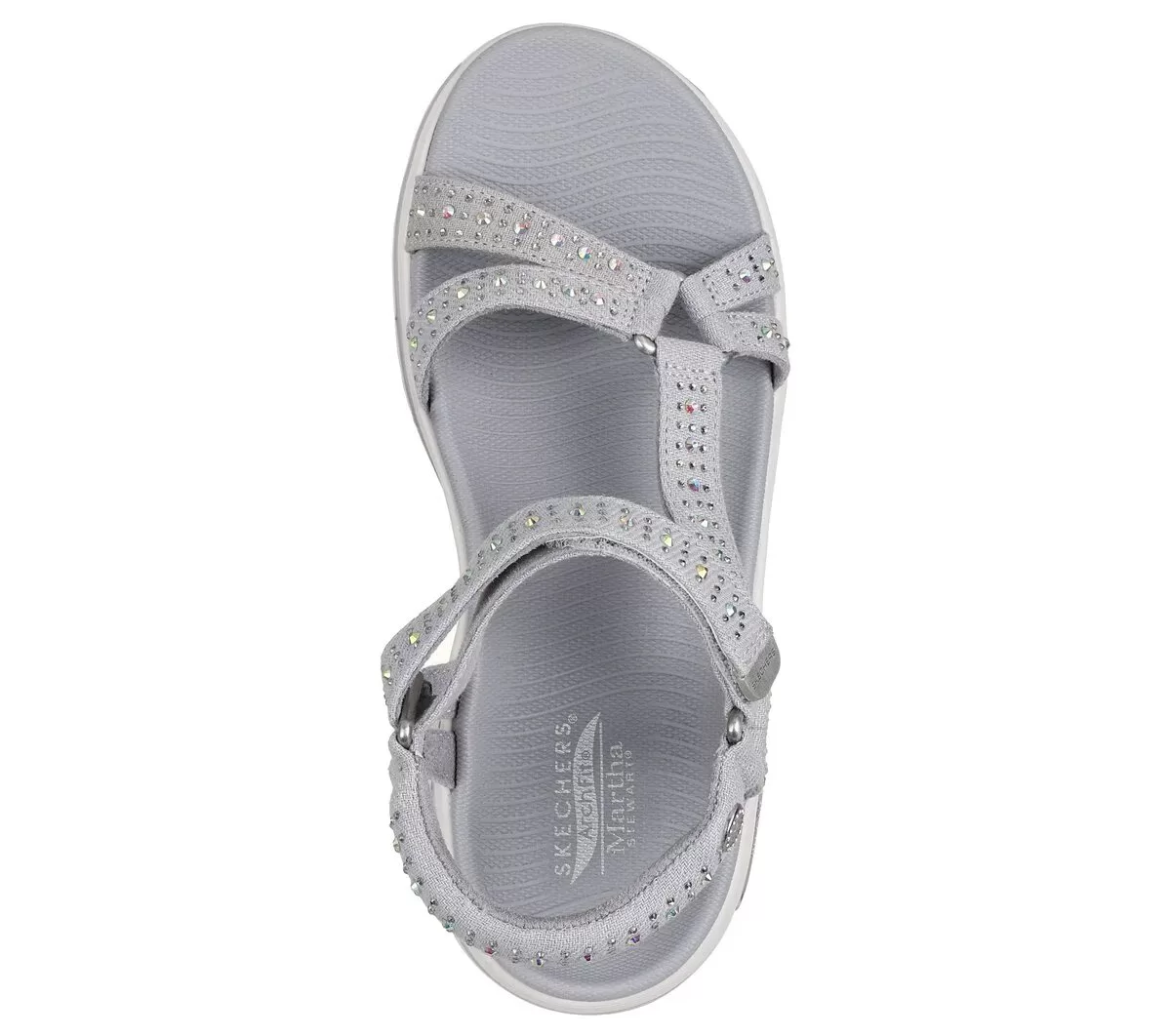 Martha Stewart: GO WALK Arch Fit 2.0 Sandal – Glitter