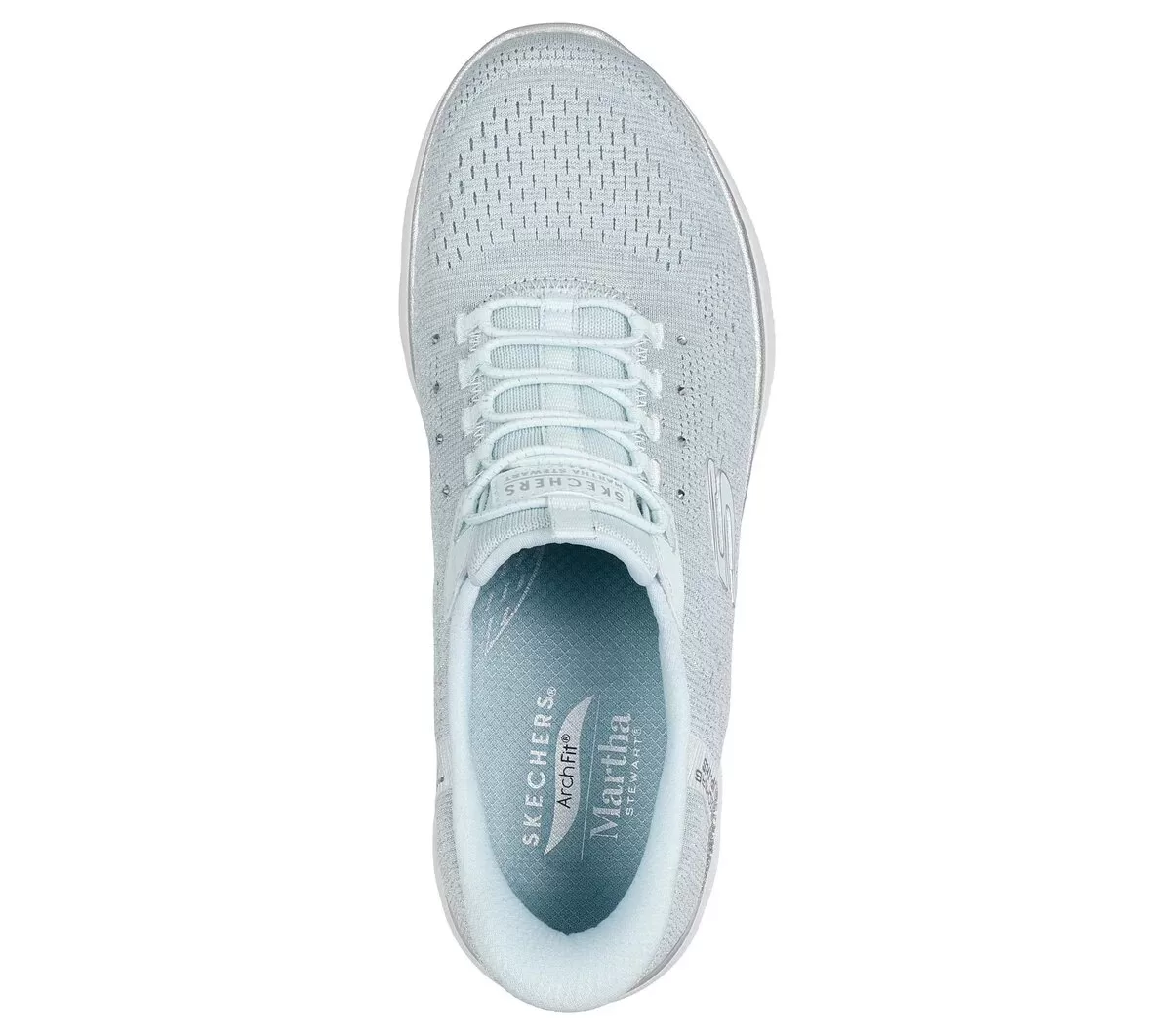 Martha Stewart Skechers Slip-ins: Arch Fit Summits – Soft Shimmer