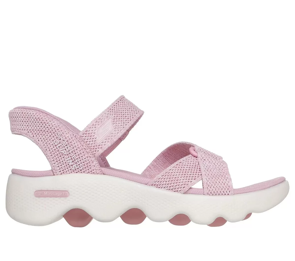 Skechers Slip-ins: GO WALK Massage Fit Sandal – Heather Skechers Slip-ins: GO WALK Massage Fit Sandal – Heather